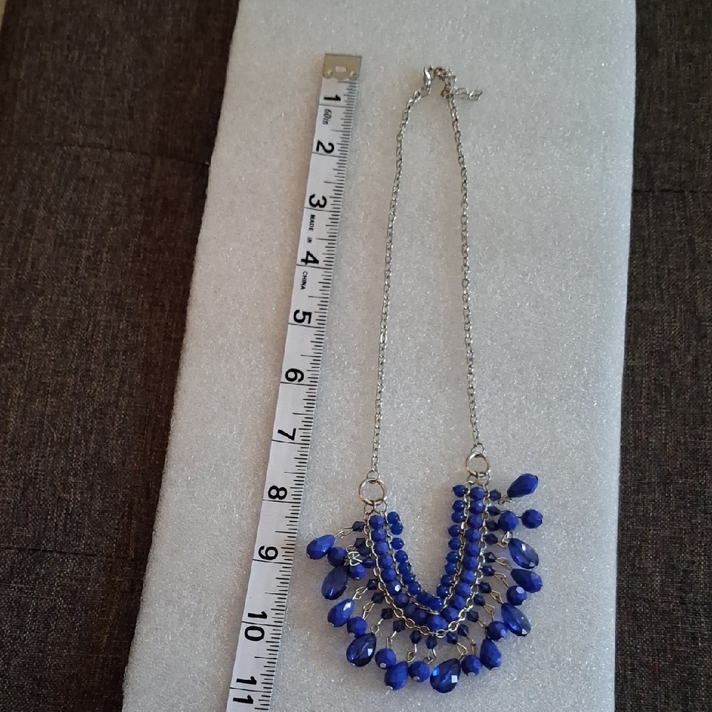 Blue Beaded Necklace